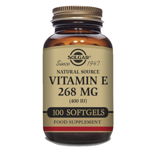 Solgar Vitamina E 400 UI (268 mg) - 100 Cápsulas